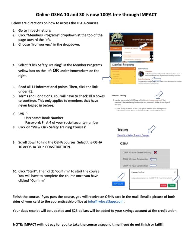 Osha Url Ironworkers 3 | Training Center News